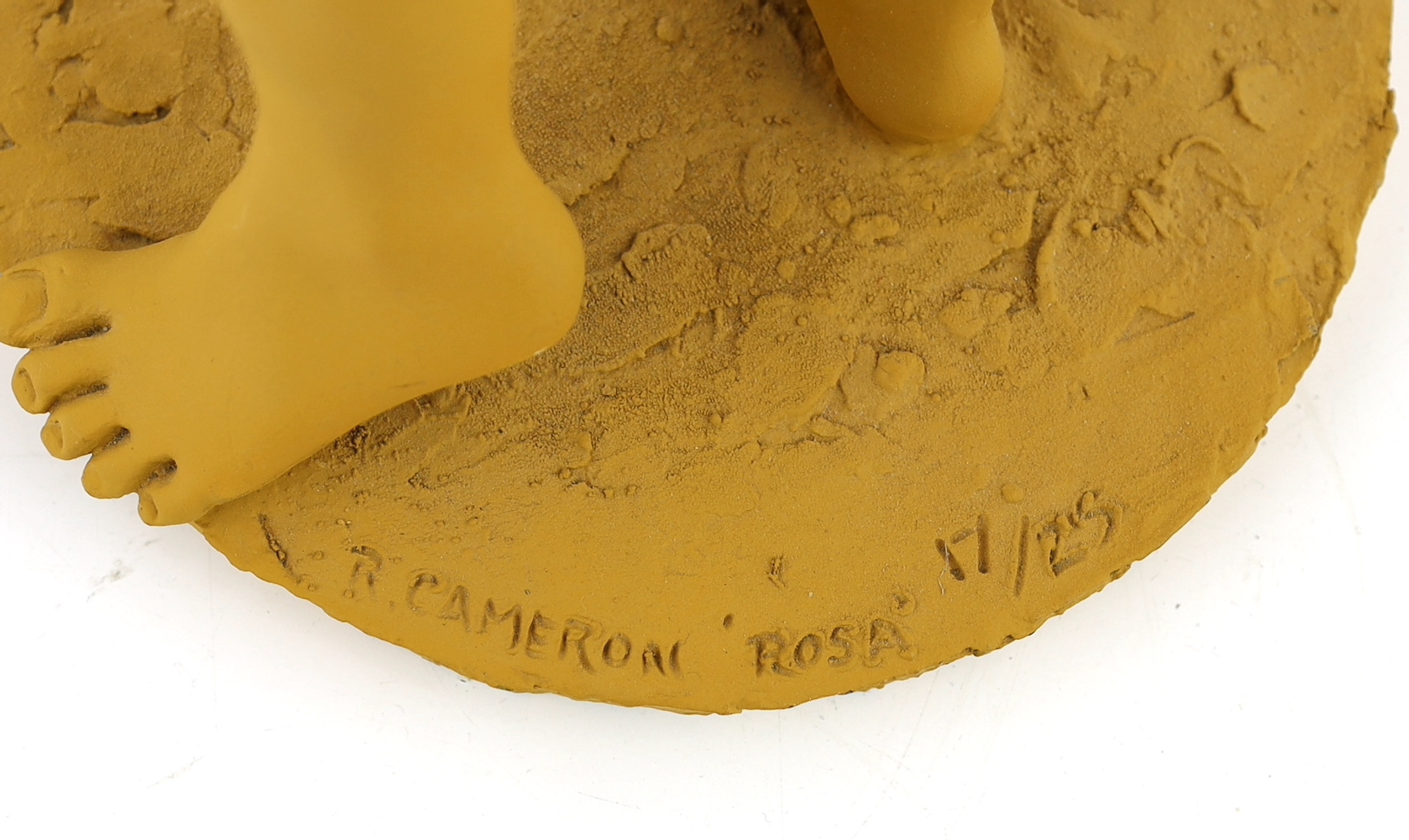 Ronald Cameron (1930-2013), a composition figure of Rosa, 61cm high